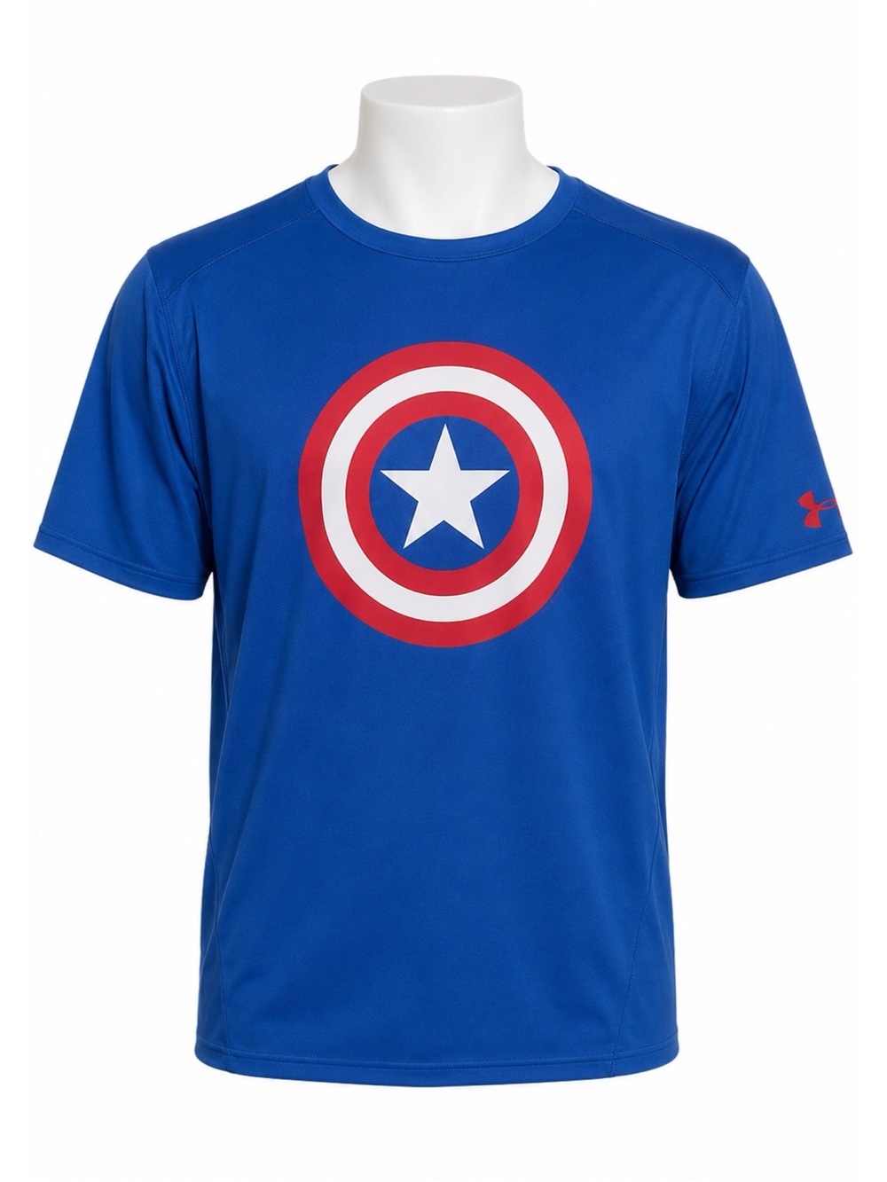 Size 3XL Under Armour Marvel Captain America Shield Compression Shirt